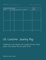 UX Customer Journey Map: Visualize how a user interacts with a product and have a better picture of the product from user point of view 107919178X Book Cover