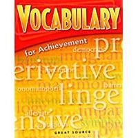 Vocabulary for Achievement 0669517542 Book Cover