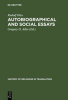 Autobiographical and Social Essays 3110145197 Book Cover