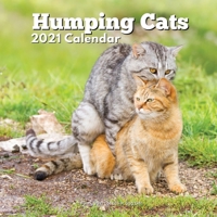 Funny Cat Lover Gift: Humping Cats 2021 Calendar for Women Men B08MSSD6DP Book Cover