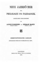 Neue Jahrbcher fr Philologie und Paedogogik 1530724813 Book Cover