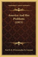 America and Her Problems 1429005653 Book Cover