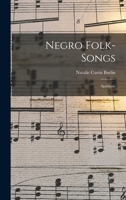 Negro Folk-songs: Spirituals 1015786685 Book Cover