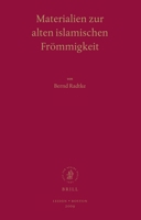 Materialien Zur Alten Islamischen Fr�mmigkeit 9004169466 Book Cover