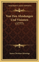 Von Den Ahndungen Und Visionen 1166205576 Book Cover