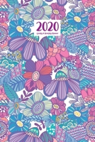 2020 Weekly & Monthly Planner: January 1, 2020 - December 31, 2020 | Priorities and To Do Column | Goals Setting Page | Purple Floral (Flowery Floral) 1691608211 Book Cover