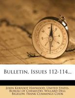 Bulletin, Issues 112-114... 1247014525 Book Cover