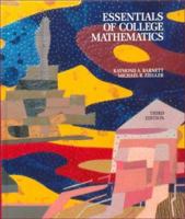 Essentials of College Mathematics for Business, Economics, Life Sciences and Social Sciences (3rd Edition) 0023059311 Book Cover