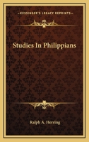 Studies In Philippians 1163814865 Book Cover