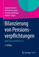 Bilanzierung Von Pensionsverpflichtungen: Hgb, Estg Und Ifrs / IAS 19 3658050608 Book Cover
