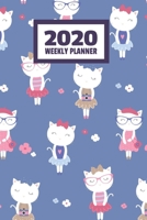 2020 Weekly Planner: January 2020 - December 2020, Calendar Agenda And Daily Schedule - Cute Cats (6"x9") 1701864061 Book Cover