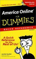 America Online for Dummies Quick Reference 0764507907 Book Cover