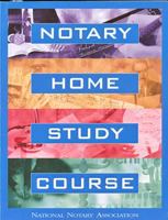 Notary Home Study Course 0933134835 Book Cover