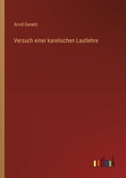 Versuch Einer Karelischen Lautlehre 1286585740 Book Cover