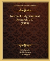Journal Of Agricultural Research V17 1120720087 Book Cover