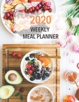 2020 Weekly Meal Planner: 55 Week Meal Planner, Recipe, (112 Pages, Blank, 8.5 x 11) 1676414886 Book Cover