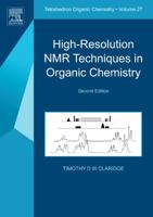 High Resolution Nmr Techniques In Organic Chemistry / By T. D. W. Claridge 0080548180 Book Cover