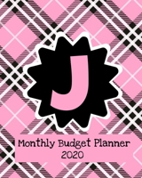 Monthly Budget Planner 2020: Income & Expenses Tracker 1707989478 Book Cover