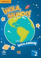 ¡Hola, Mundo!, ¡Hola, Amigos! Level 2 Student's Book plus CD-ROM 8498486165 Book Cover