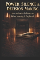 POWER, SILENCE & DECISION-MAKING: How Authority Is Preserved When Nothing Is Explained B0GFFPRXTQ Book Cover