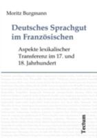 Deutsches Sprachgut Im Franz Sischen 3828887252 Book Cover