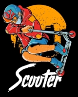 Scooter: Cute & Funny Scooter Kid Riding Tricks 2020-2021 Weekly Planner & Gratitude Journal (110 Pages, 8" x 10") Blank Sections For Writing Daily ... Moments of Thankfulness & To Do Lists 1672640059 Book Cover