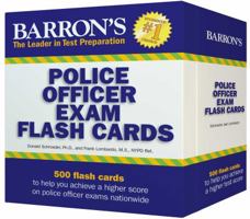 Police Officer Exam Flash Cards 143807770X Book Cover