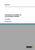 Vererbung von Anteilen an Personengesellschaften: Stand 2002 3638642046 Book Cover