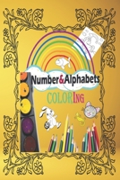Number $Alphabet Coloring: A great Coloring book for kids to practice their mind and skills of drawing and devolop their knowledge B08BF2PFKB Book Cover