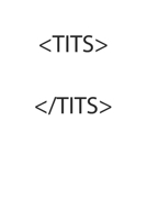 Carnet De Notes: Seins Seins Html Sarcasme Nerd Cadeaux Blague 120 Pages, 6X9 (Environ A5), Quadrill� 165529895X Book Cover