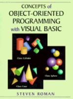 Concepts of Object-Oriented Programming with Visual Basic 0387948899 Book Cover