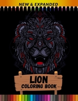 Lion Coloring Book (New & Expanded): Stress Relieving Book fot Kids, Boys and Girls B08XGTLX7H Book Cover