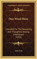 One Word More 1166593002 Book Cover