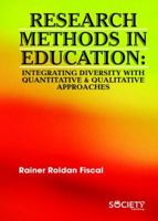 Research Methods in Education: Integrating Diversity with Quantitative & Qualitative Approaches 1773613286 Book Cover