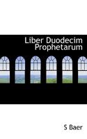 Liber Duodecim Prophetarum 1117431541 Book Cover