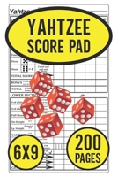 Yahtzee Score Pad : Score Pads for Yahtzee Game 1650664052 Book Cover