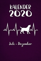 Kalender 2020: Lilaner Tageskalender Labrador Retriever Herzschlag Hunde 2. Halbjahr Juli Dezember ca DIN A5 weiß über 190 Seiten 1650649894 Book Cover