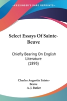 Selected essays (Essay index reprint series) 1378641930 Book Cover