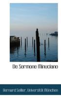 de Sermone Minuciano 0526217553 Book Cover