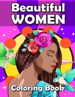 African American Woman Coloring Book: Beautiful Women Portraits | Coloring Book for Adults Celebrating Black and Brown Afro American Queens | For Stress Relief and Relaxation ! B09CC7K3YF Book Cover