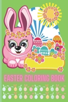 Easter Coloring Book: The Funny and Amazing Easter Big Egg Coloring Book for kids, Fun to color book for all ages (2-3, 3-5, 5-8, 8-12) B08YJ4CQKX Book Cover