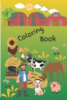 Coloring book: My little farm B0CPWBMSLW Book Cover
