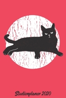 Studienplaner 2020: Wochenplaner zum notieren, organisieren und planen ca. DIN A5 6x9. Kalender / Terminkalender / Monats- / Tages�bersicht / Kontakt- / Geburtstags listen / Design: Katzenmama Katze M 1678349186 Book Cover