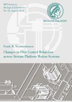 Changes in Pilot Control Behaviour Across Stewart Platform Motion Systems 3832532331 Book Cover