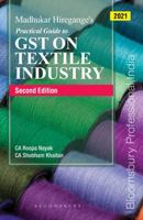 Madhukar Hiregange?s Practical Guide to GST on Textile Industry 9390176786 Book Cover