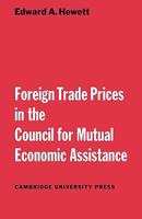 Foreign Trade Prices in the Council for Mutual Economic Assistance 0521153050 Book Cover