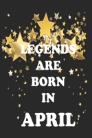 Queens Are Born In April Women Birthday Notebook/Journal 6x9 120 Pages: Our Queens Are Born In April Women Birthday 165004318X Book Cover