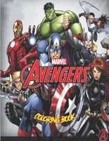 Avengers Coloring Book: The latest high quality images of AVENGERS for adults and kids B08JV9JWM1 Book Cover