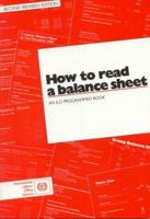 How To Read A Balance Sheet: An Ilo Programmed Cd Rom 922103898X Book Cover