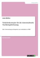 Verkehrskonzepte Fur Die Innenstadtnahe Nachkriegsbebauung 3668310947 Book Cover